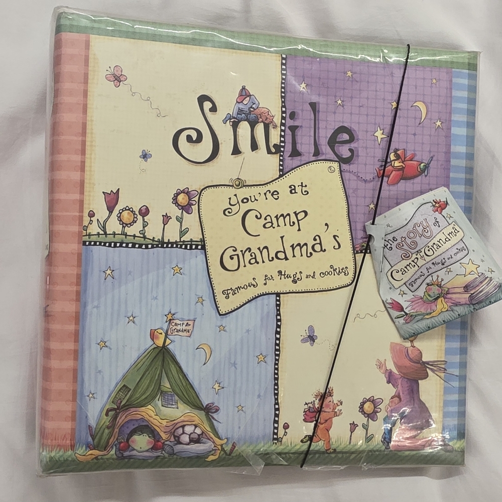 Camp Grandma’s Photo Album New in Package • Cute Illustrated Keepsake